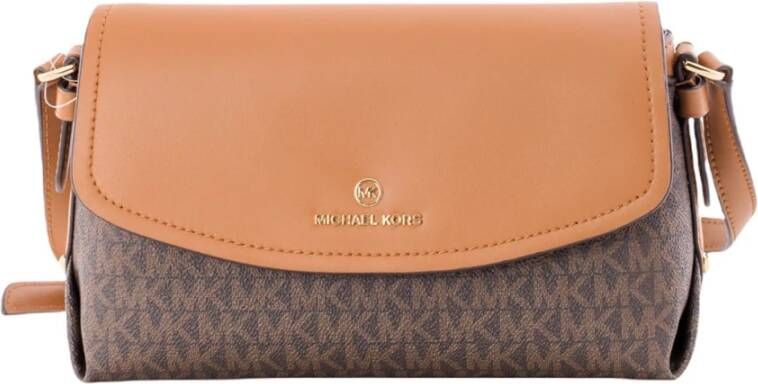 Michael Kors Brooklyn Large Flap Xbody Bruin