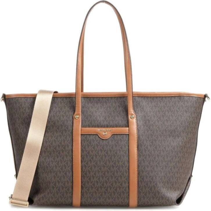 Michael Kors Schoudertas Beck Large Tote Bruin