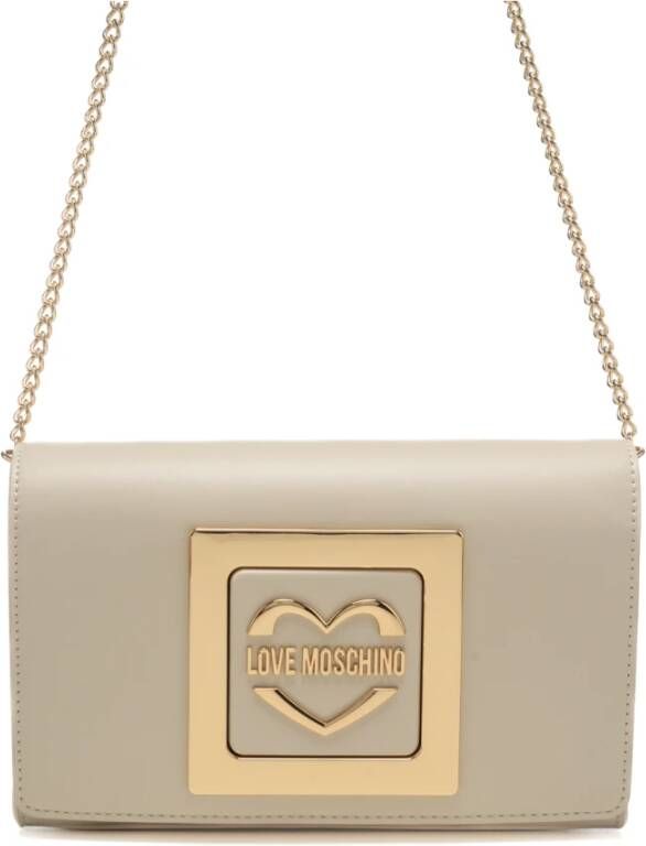 Moschino Schoudertassen Beige Dames