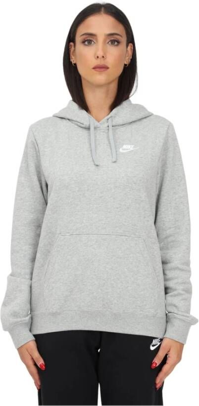 Nike Hoodies & Sweatvesten Grijs Dames