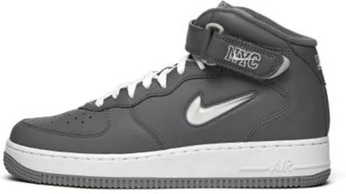 Nike Air Force 1 Mid 07 QS Jewel , Grijs, Heren