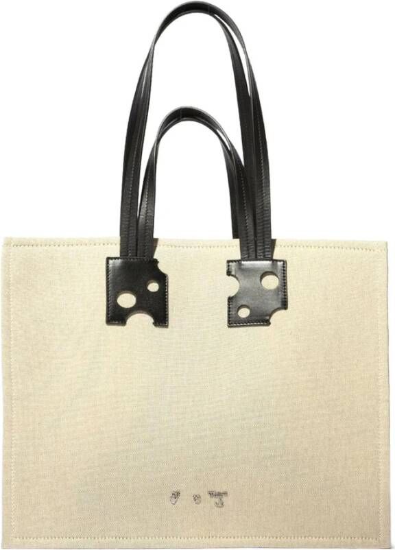 Off White Shoppers Beige Dames