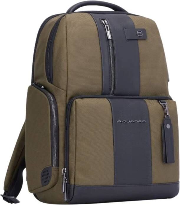 Piquadro Rugzakken Groen Heren