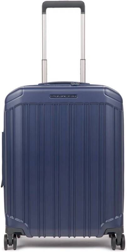 Piquadro Cabinestrolley uitbreidbare collectie , Blauw, Unisex