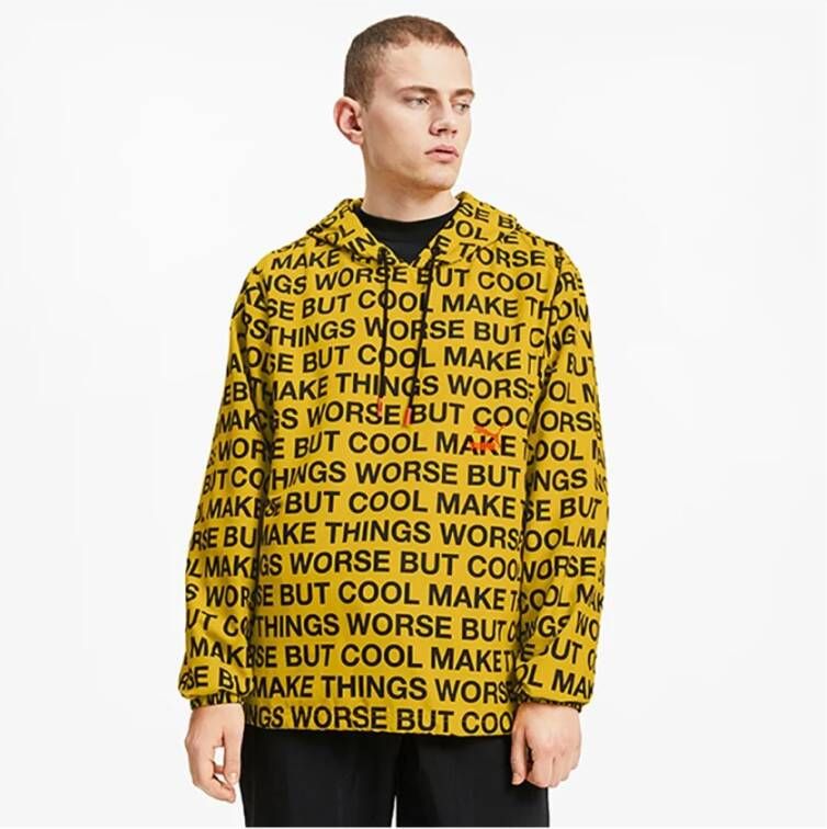 Puma Hoodies & sweatvesten Geel Heren