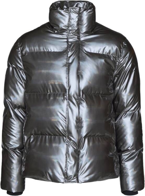 Rains Gewatteerde jassen Grijs Heren