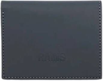 Rains Bi fold portemonnees Folded Wallet Donkerblauw