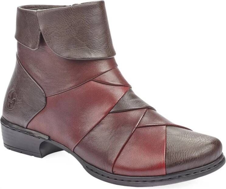 Rieker Eagle kristallijne enkellaarzen , Bruin, Dames