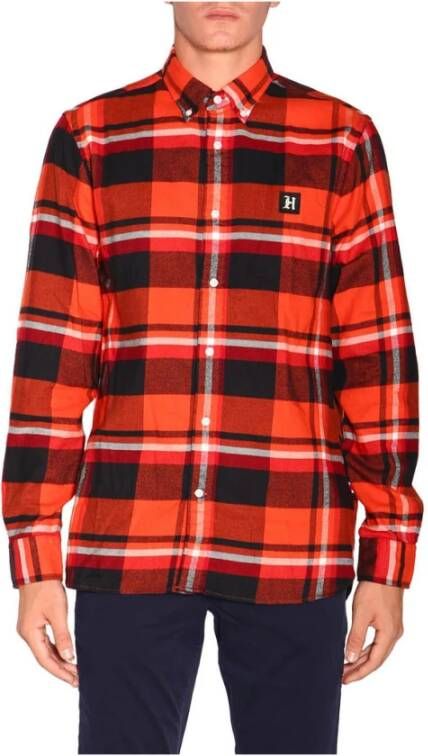Tommy Hilfiger Loose fit overhemd van flanel met ruitdessin