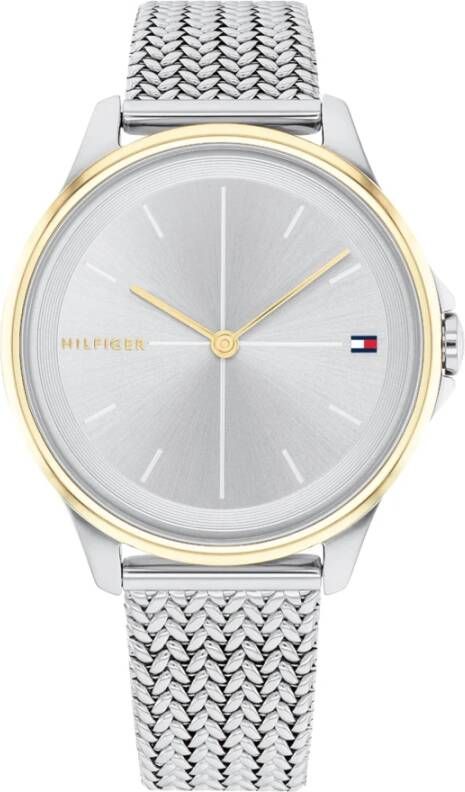 Tommy Hilfiger Silver Watches for Woman , Grijs, Unisex