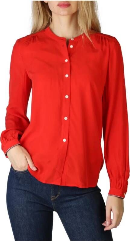 Tommy Hilfiger Longsleeve shirts Rood Dames