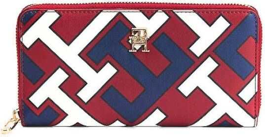 Tommy Hilfiger Portefeuilles, Kaarthouders , Rood, Dames