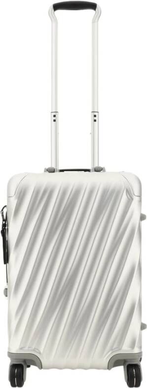 Tumi 19 Degree Aluminium International Carry On Silver