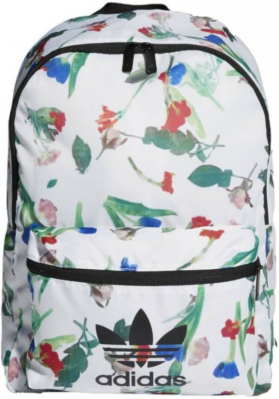 Adidas Classic Mochila Floral Backpack , Wit, Dames