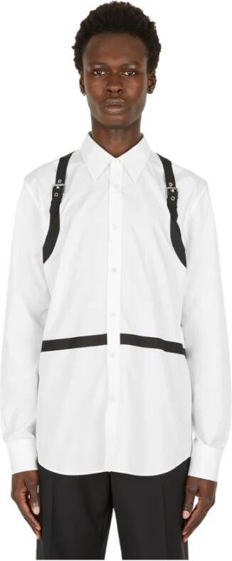 alexander mcqueen Alledaagse t shirts , Wit, Heren