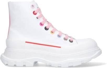 alexander mcqueen Enkellaarsjes Wit Dames