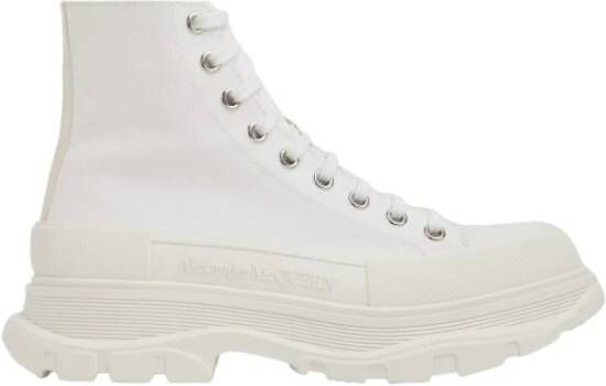 alexander mcqueen Lace up Boots , Wit, Heren