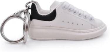 alexander mcqueen Oversize Keychain Bestseller Nee, maat u, Presta Kleur Wit , Wit, Dames