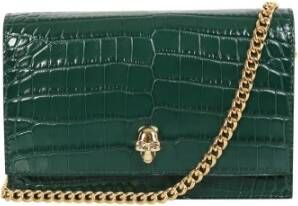 alexander mcqueen Schedelschoudertas , Groen, Dames
