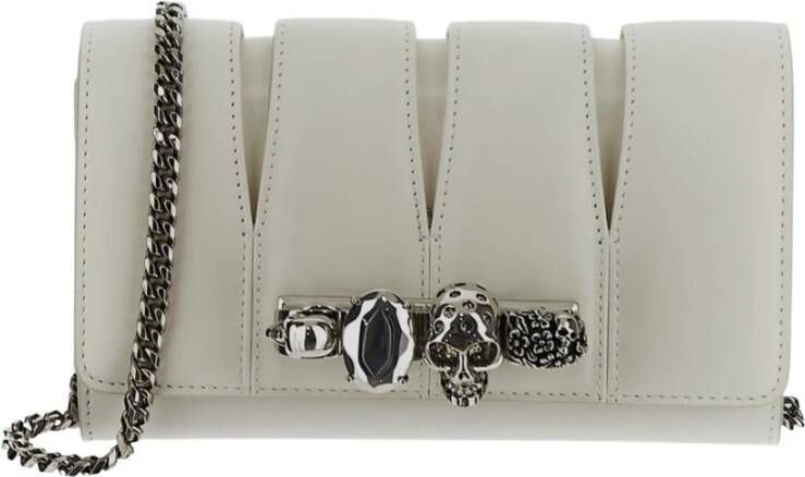 alexander mcqueen Small Slash Bag , Wit, Dames