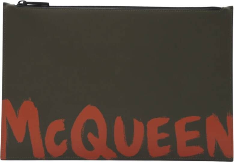 alexander mcqueen Toilettassen Grijs Heren