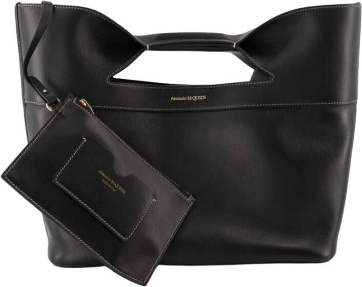 alexander mcqueen The Bow Bag Grootte Tu, Presta Color Black , Zwart, Dames