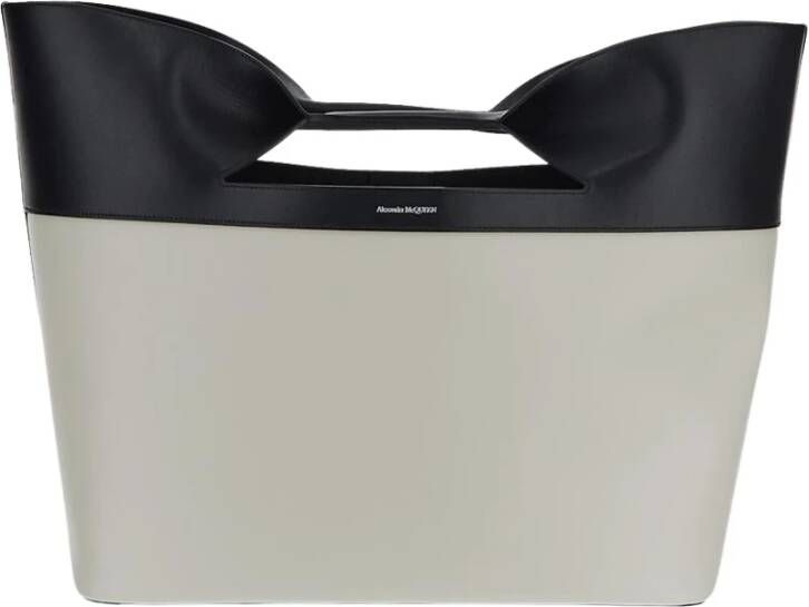 alexander mcqueen The Square Bow Tote Bag , Zwart, Dames