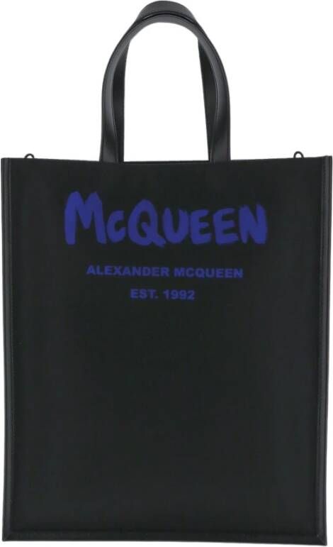 alexander mcqueen Tote Bag Man Accessoires , Zwart, Heren