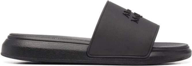 alexander mcqueen Zwembadschuifregelaars , Zwart, Heren