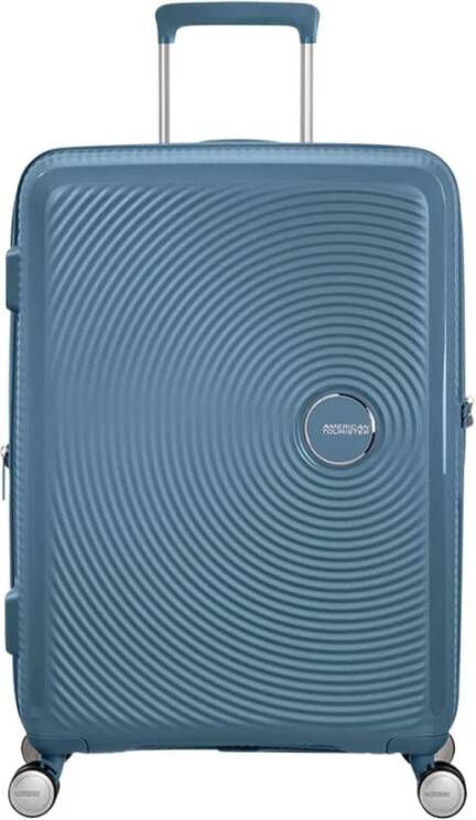 American Tourister Trolley Medio 67/24 Exp soundbox spinner , Blauw, Unisex