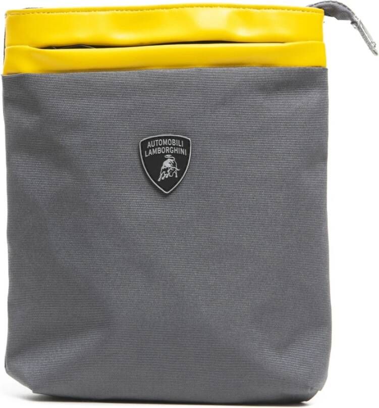 Automobili Lamborghini Schoudertassen Grijs Heren