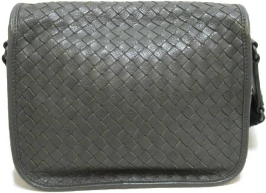 Bottega Veneta Vintage Pre owned Leather shoulder bags , Grijs, Dames