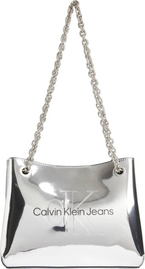 Calvin Klein Schoudertassen Grijs Dames