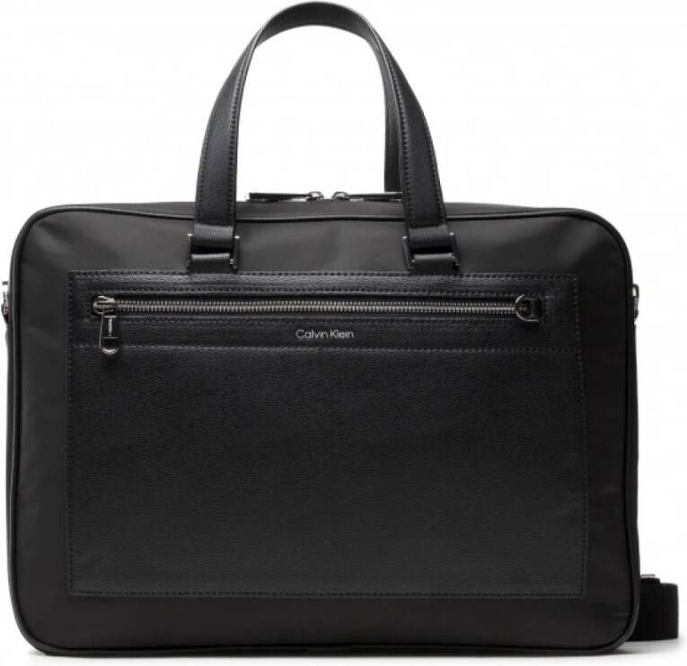 Calvin Klein Porta Classic Repreve Laptop Bag , Zwart, Unisex