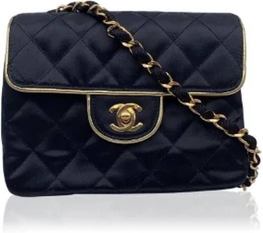 Chanel Vintage Pre owned Silk chanel bags , Zwart, Dames
