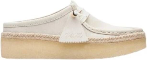 Clarks Instappers & Slip ons Wit Heren