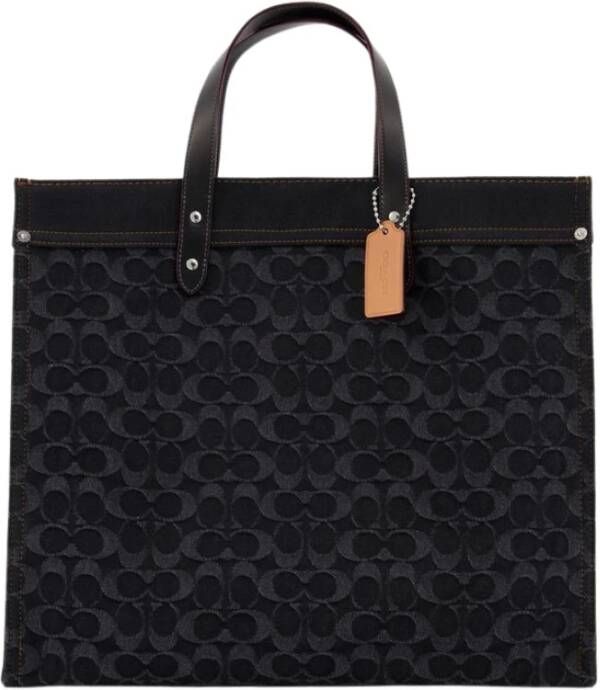Coach Field 40 Tote Bag , Zwart, Dames