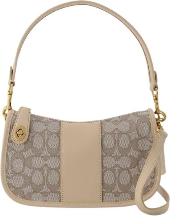 Coach Schoudertassen Beige Dames
