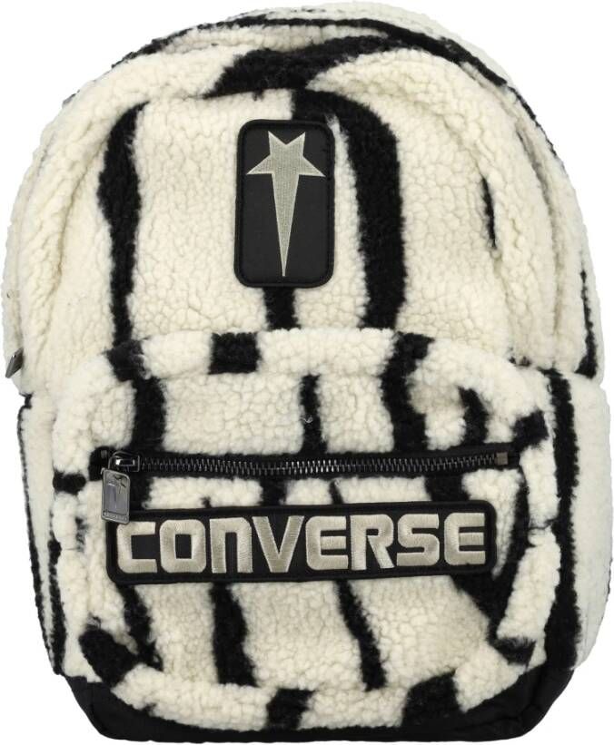 Converse Men Bags Handbag White Black Ss23 , Wit, Heren