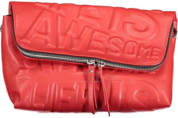 Desigual Schoudertas POMPEYA VENECIA met mooie stempeldruk in het materiaal