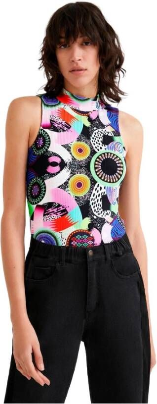 Desigual Women's Tank top , Zwart, Dames