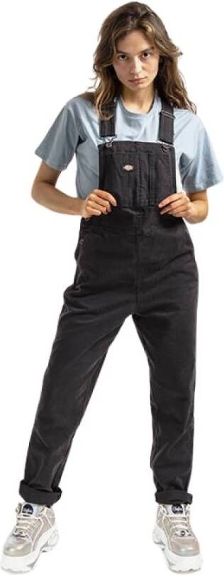 Dickies Duck Canvas BIB Dk0A4Xm1C40 , Zwart, Dames