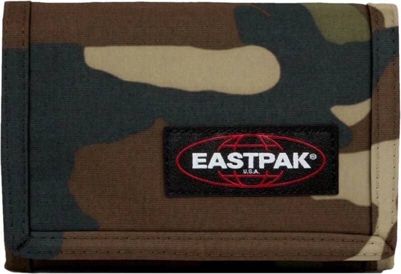 Eastpak Crew Single Portemonnee Middenkaki/Assortiment Camouflage