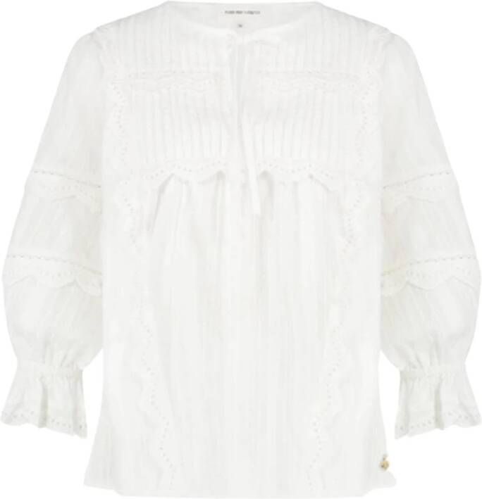 Fabienne Chapot Top korte mouw , Beige, Dames