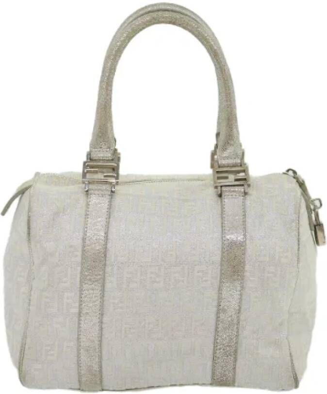 Fendi Vintage Pre owned Canvas fendi bags , Grijs, Dames