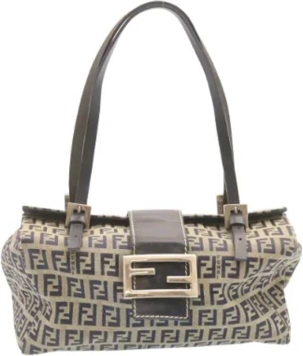 Fendi Vintage Pre owned Canvas fendi bags , Grijs, Dames