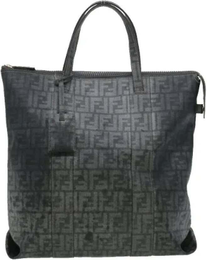 Fendi Vintage Pre owned Canvas totes , Grijs, Dames