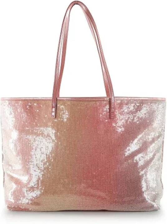 Fendi Vintage Pre owned Canvas totes , Roze, Dames
