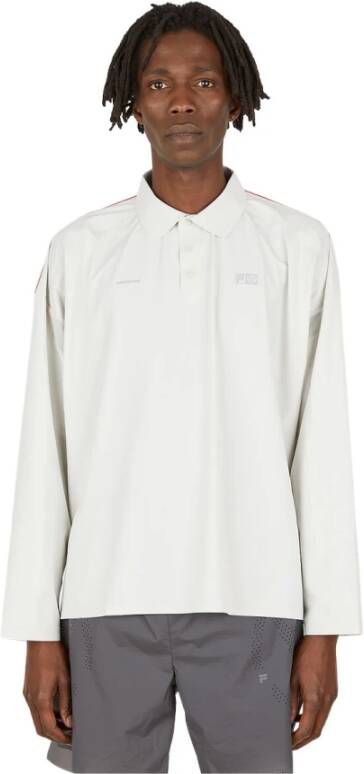 Fila Long Sleeve Polo Top , Wit, Unisex