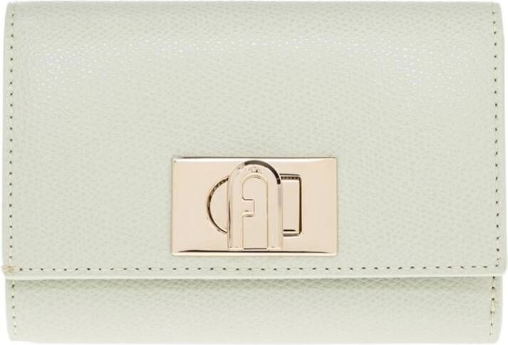 Furla 1927 Compact Wallet M , Beige, Dames
